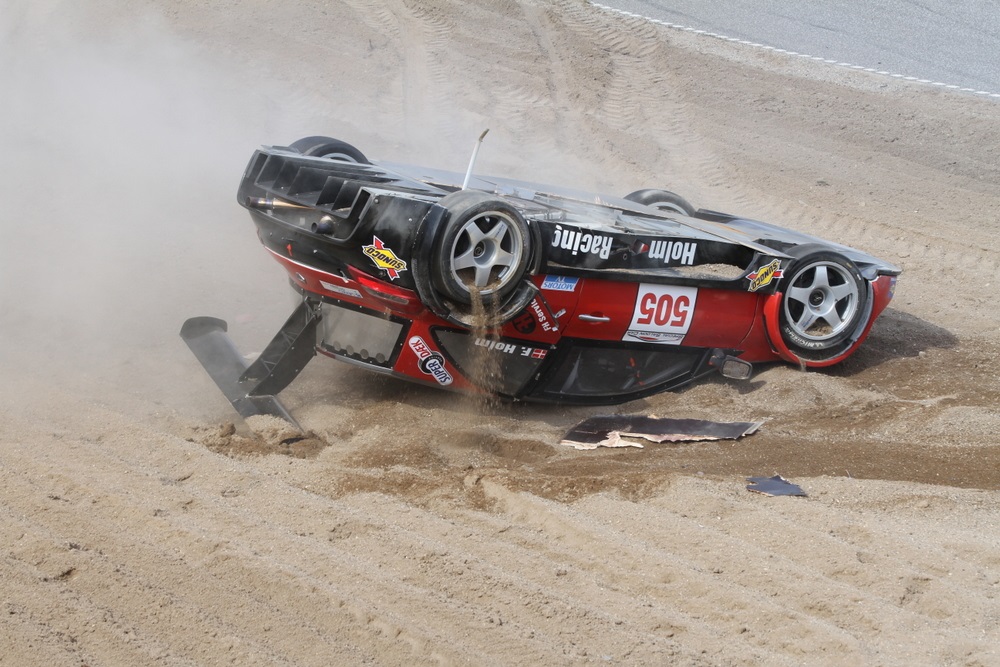 Sidst Frederik Holm var på Ring Djursland endte han på taget
(Foto: Keld O. Dohm)